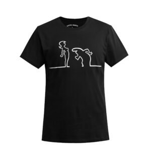 T-skjorte STREKEN Babe Sort L